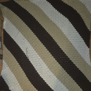 Striped Crochet Blanket